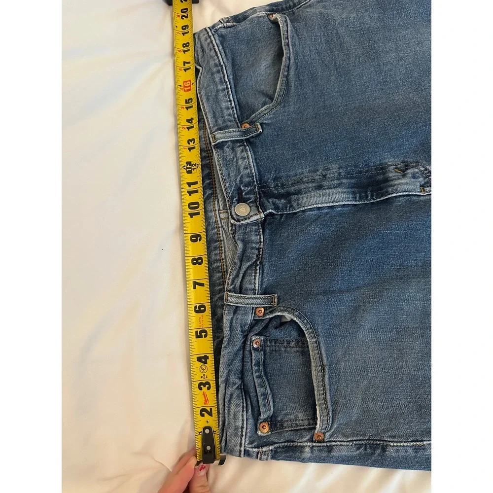 Levis 505 Regular Fit Jeans Mens 40x30 Medium Wash Straight Leg Denim 00505-2141